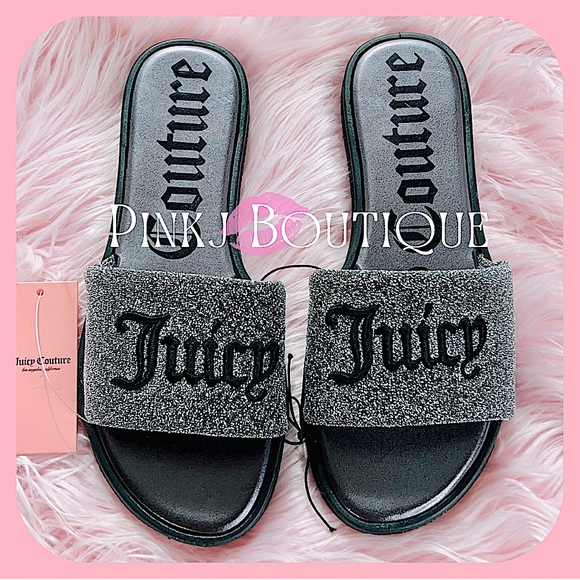 Juicy Couture Shoes Juicy Couture Beautiful Gray Black Sparkle